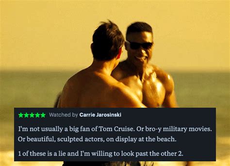 We Serve Trash Here Sir Top Gun Maverick The Beach Scene