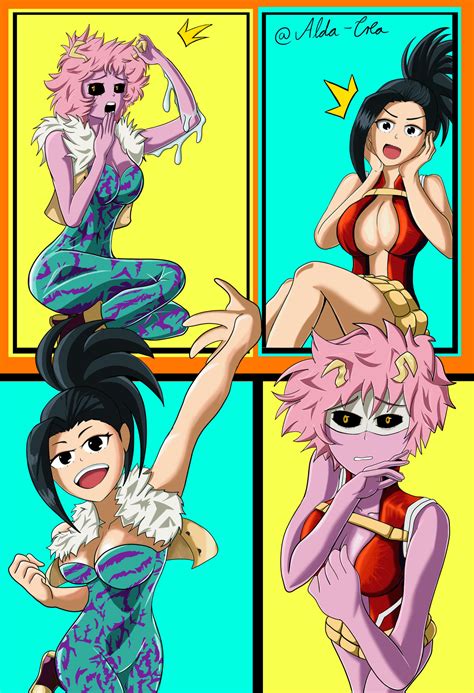 Body Swap De Momo Y Mina De My Hero Academia By Alda Crea On Deviantart