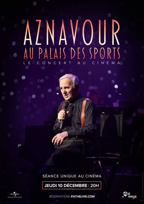 Charles Aznavour Une Captation De Sa Derni Re Tourn E Diffus E Dans