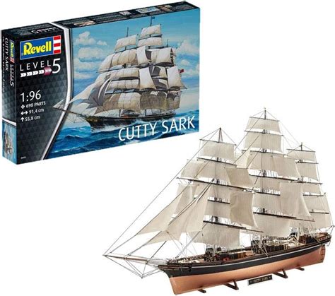 Revell Cutty Sark Scale Unbuilt Unpainted Plastic Model Kit