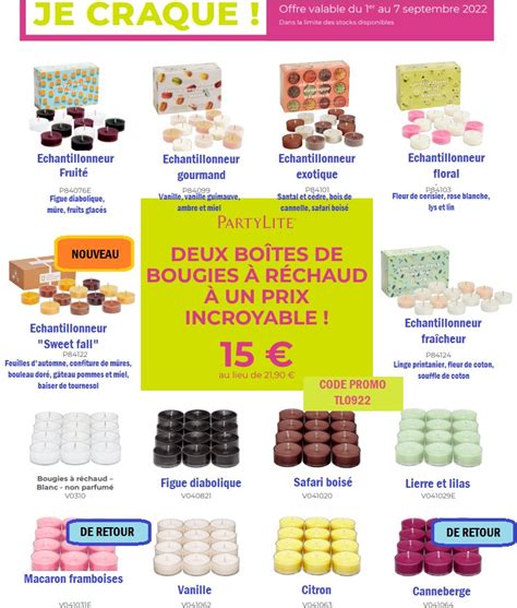 Bougies R Chauds Pour Seulement Bougie Partylite Par C Cile