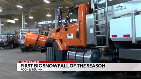 Mndot And Local Snow Removal Companies Gearing Up For First Snowfall Of