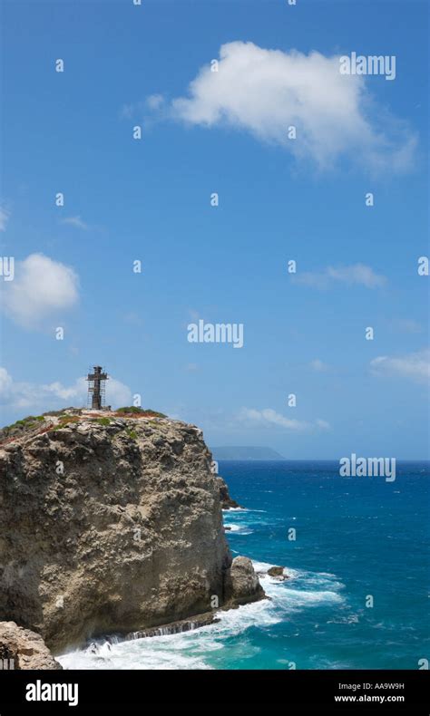 guadeloupe pointe des chateaux stock photo alamy