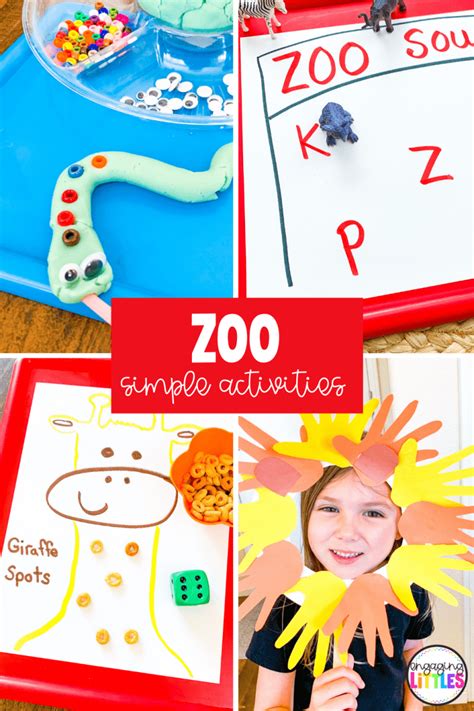 Simple Zoo Themed Activities - Engaging Littles