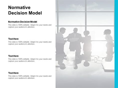 Normative Decision Model Ppt Powerpoint Presentation Summary