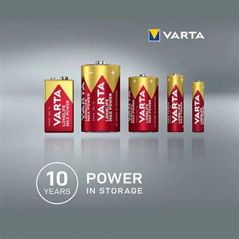 Piles Lr V Alcalines Longlife Max Power Aaa V Bl Varta Mega Piles