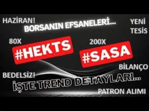 SASA 200X HEKTAŞ 80X HAZİRAN 2 MEGA TESİS BEDELSİZPATRON