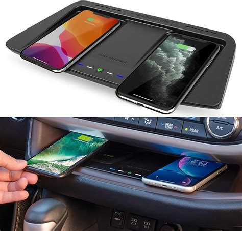 Amazon AutoQi Car Wireless Charger Cell Phone Dual Qi Charging