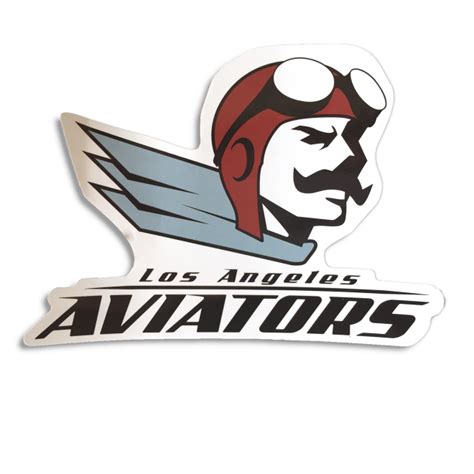 Aviator Mascot Sticker La Aviators