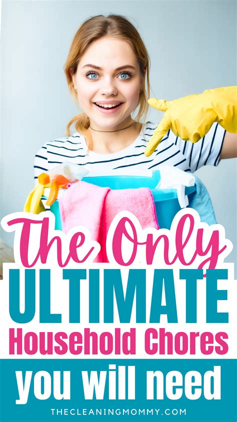 Ultimate Household Chores List Every Mom Should Have In 2024 Household Chores List Household