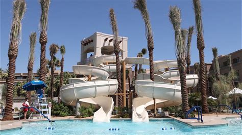 Hyatt Regency Indian Wells Resort And Spa Pool Water Slides Pov Palm