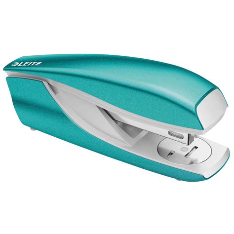 LEITZ Heftgerät NeXXt 5502 WOW eisblau metallic office discount