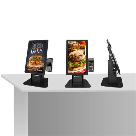 Factory Price Inch Touchscreen Self Ordering Kiosk For Restaurant