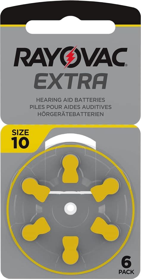 Rayovac Extra Advanced Size Hearing Aid Battery Pack Pcs