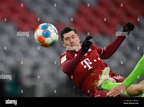 Goal Kick Action Robert Lewandowski FC Bayern Munich FCB 09 Allianz