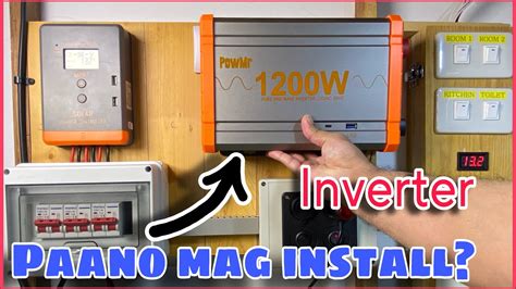 How To Install Off Grid Solar Inverter Youtube