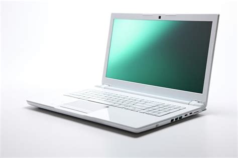 Premium AI Image | new laptop white background