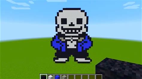 Sans Pixel Art Minecraft Offer Online | www.pinnaxis.com