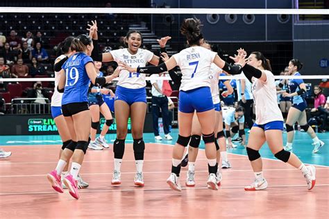 UAAP Volleyball Ateneo Douses Adamson Fightback For Second Win