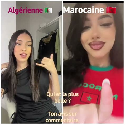 Qui Et La Plus Belle Algérienne 🇩🇿 Vs Marocain 🇲🇦 Youtube