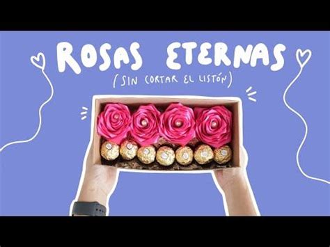 CÓMO HACER ROSAS ETERNAS DE LISTÓN SIN RECORTAR FÁCIL Y RÁPIDO