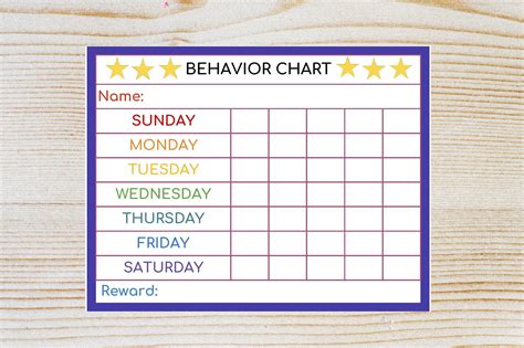 Printable Sticker Charts