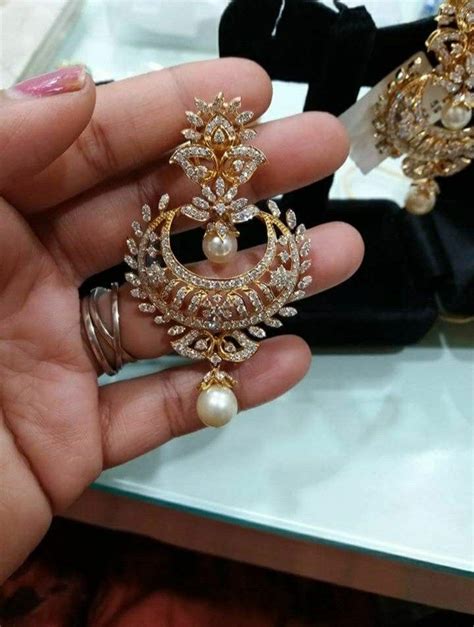 Pin By Laksmisaritha Mutyala On Chandhbalis Gold Earrings Wedding