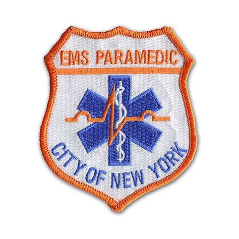 New York City Ems Paramedic Patch Paramedic Fdny Firefighters Fdny