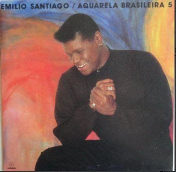 LP Emilio Santiago Aquarela Brasileira 5 Colecionadores Discos