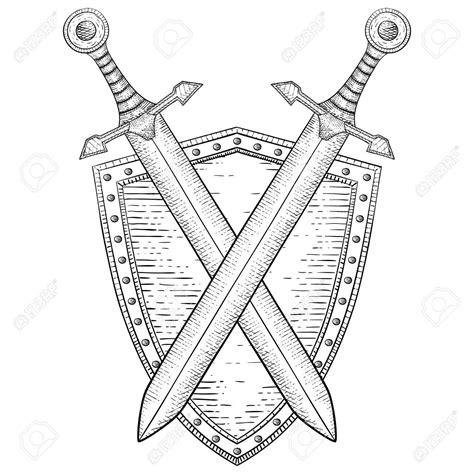 Medieval Shield Drawing at GetDrawings | Free download