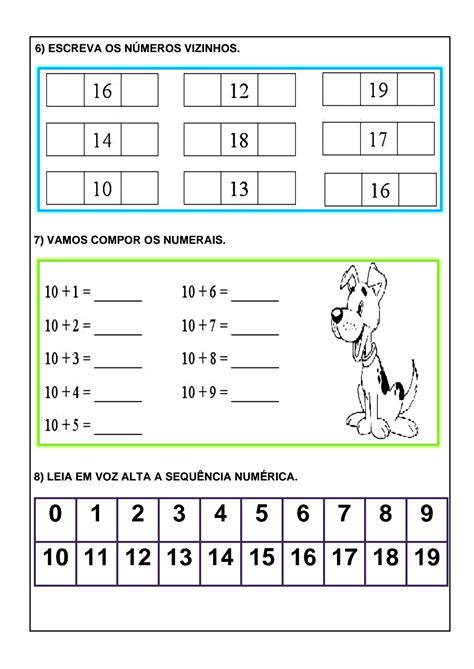 👍matemática 1º Ano Atividade De Matemática Para Trabalhar No 1º Ano Do Ensino Fundamental