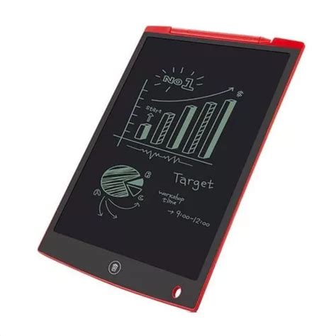 Pizarra Magica Escritura Digital Gráficos Lcd Color Rojo Cuotas sin