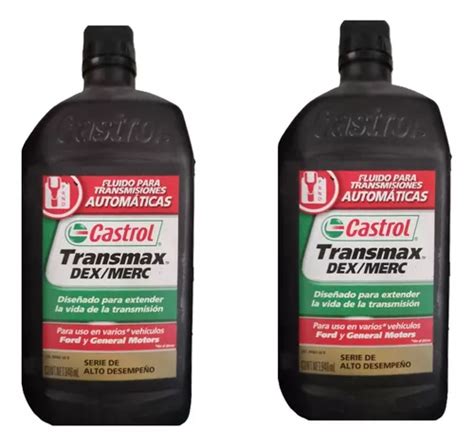 Aceite Transmax Automática Dex merc Castrol 2 Unid X 946 Ml Cuotas