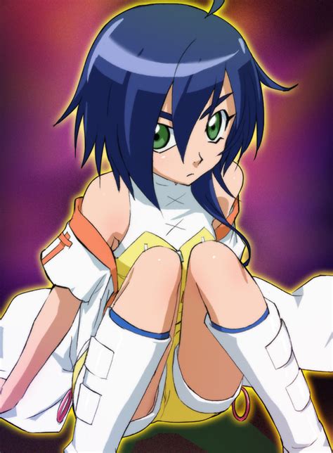 Haruyama Kazunori Fabia Sheen Bakugan Bakugan Gundalian Invaders 1girl Blue Hair Closed