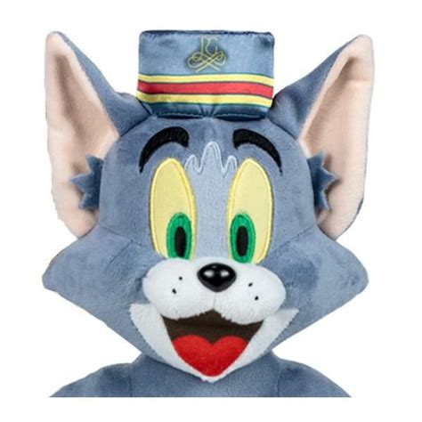 Bebeboutik Peluche Tom Et Jerry Avec Casquette 30 Cm