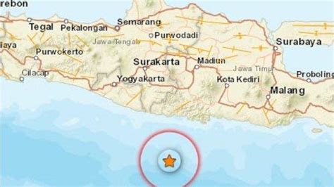 Gempa Tektonik 5 6 Magnitudo Di Pacitan Disusul Gempa Kecil 5 Kali