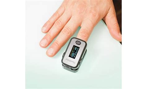 Nuvomed Audible Fingertip Pulse Oximeter Talking Blood Oxygen