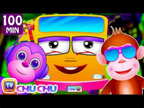 Five Little Monkeys Jumping On The Bed | Part 1 - The Naughty Monkeys | ChuChu TV Kids Songs ...