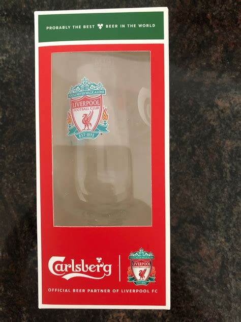 Limited Edition Liverpool Fc Beer Glass Furniture And Home Living