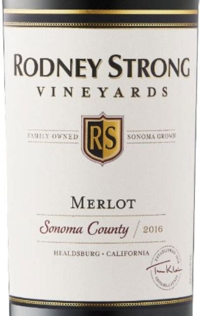 Rodney Strong Merlot Expert Wine Review Natalie Maclean