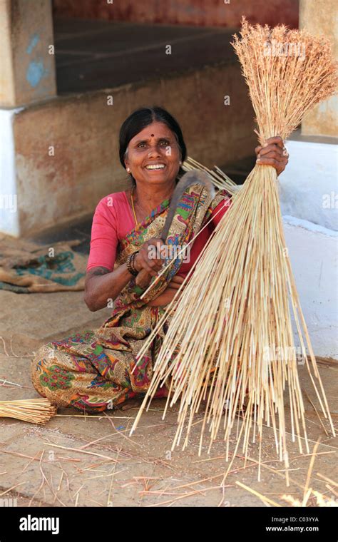 Woman Andhra Pradesh South India Stock Photo Alamy