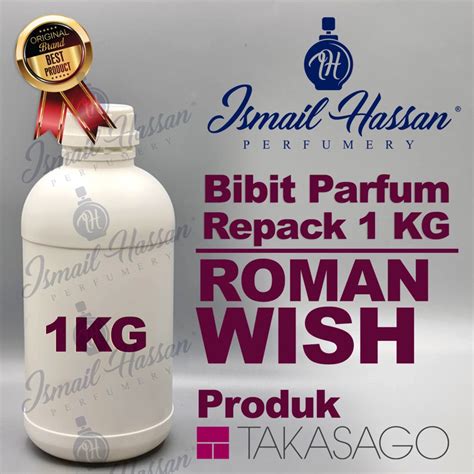 Jual Bibit Biang Parfum Repack Roman Wish Murni Original Produk