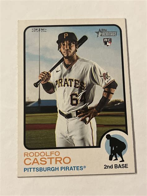 Topps Heritage Rodolfo Castro Pittsburgh Pirates Rc C Ebay