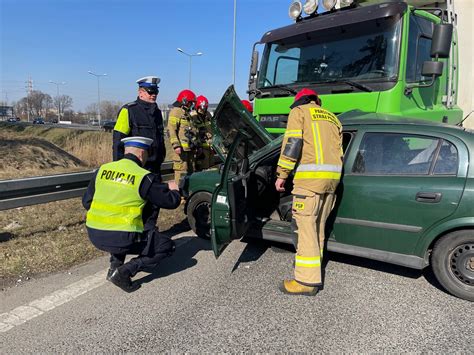 Wypadek na obwodnicy północnej Opola Są utrudnienia w ruchu Radio Opole