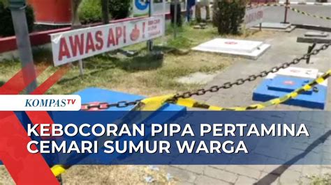 Pipa Pertamina Di Spbu Tempurejo Bocor Rembesan Bbm Cemari Sumur Warga