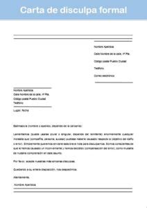 Carta De Disculpa Formal Qu Es Ejemplo Y Modelo