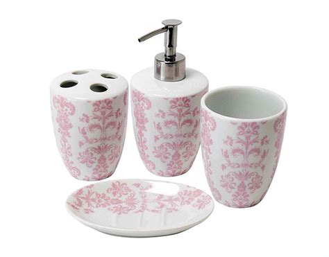 15 Chic Pink Bathroom Accessories Set Home Design Lover