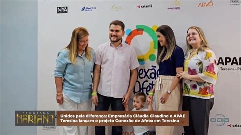 Cláudia Claudino e APAE Teresina lançam projeto Conexão de Afeto em