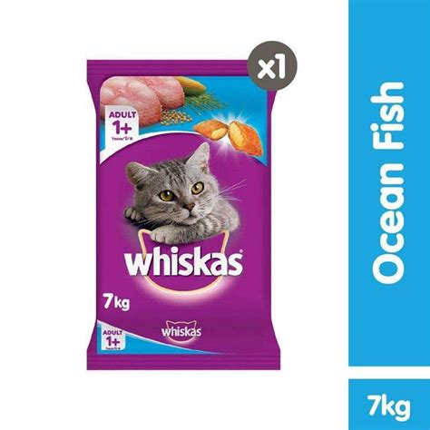 Promo Whiskas Makanan Kucing Kering Adult Rasa Ocean Fish Kg