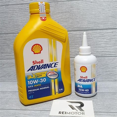 Jual Paket Oli Matic Shell Advance Ax Scooter Oli Gardan Shell